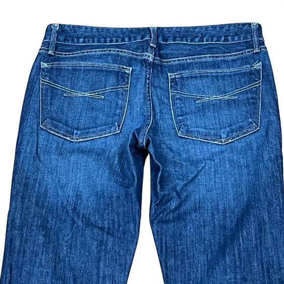 GAP 1969 Women Real Straight Dark Wash Denim Jeans Size 6 - Picture 4 of 10